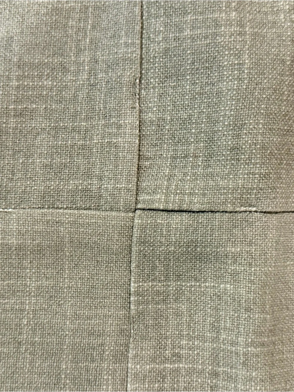 West Elm Sage Green Washed Basketweave Decorative Pillow-COVER ONLY